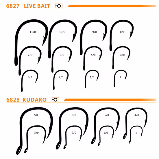 Free Shipping Japan High Carbon Live Bait Fishing Hook