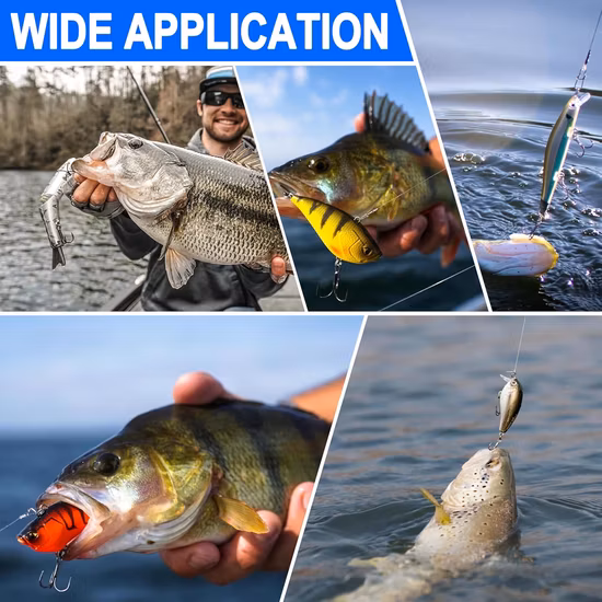 Ganchos de pesca de água salgada ou de água doce Ganchos afiados de aço de alto carbono